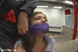 escapevideos.com - Hunter Bound Gagged Two Captors thumbnail